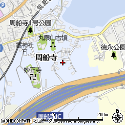 福岡県福岡市西区周船寺197-4周辺の地図
