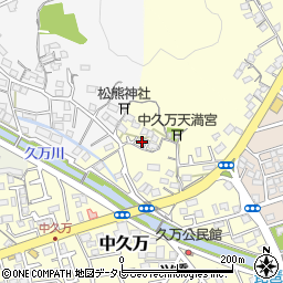 高知県高知市中久万175-1周辺の地図
