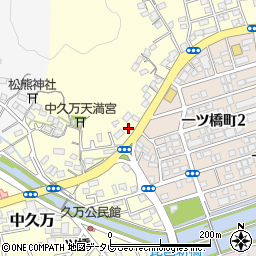 高知県高知市中久万87周辺の地図