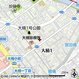 架材産業株式会社　九州営業所周辺の地図