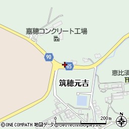 福岡県飯塚市筑穂元吉609周辺の地図