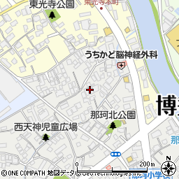 那珂吉住倉庫周辺の地図