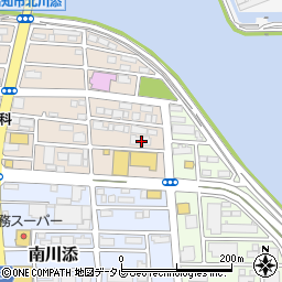 高知県高知市北川添22-29周辺の地図