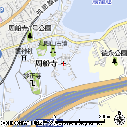 福岡県福岡市西区周船寺周辺の地図