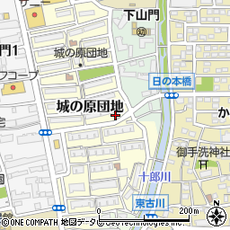 福岡県福岡市西区城の原団地21周辺の地図