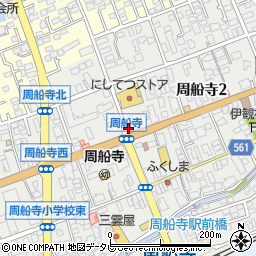 福岡銀行周船寺支店周辺の地図