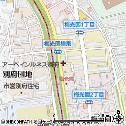 福岡県福岡市中央区梅光園団地6周辺の地図