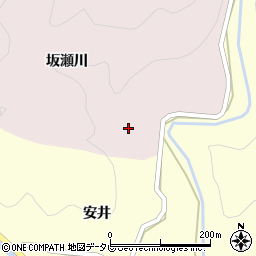 徳島県海部郡海陽町広岡坂瀬川周辺の地図
