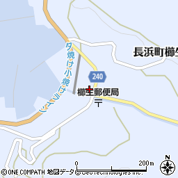 愛媛県大洲市長浜町櫛生228周辺の地図