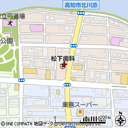 高知県高知市北川添2周辺の地図