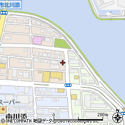 北川添公園周辺の地図