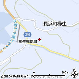 愛媛県大洲市長浜町櫛生161周辺の地図