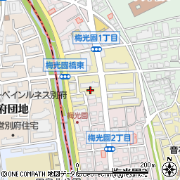 福岡県福岡市中央区梅光園団地7周辺の地図