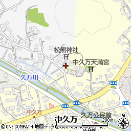 高知県高知市中久万172周辺の地図