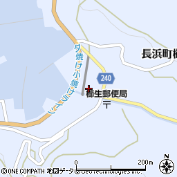 愛媛県大洲市長浜町櫛生230周辺の地図