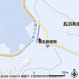 愛媛県大洲市長浜町櫛生230周辺の地図