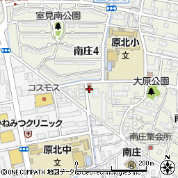 福岡南庄郵便局 ＡＴＭ周辺の地図