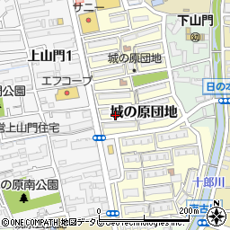 福岡県福岡市西区城の原団地24周辺の地図