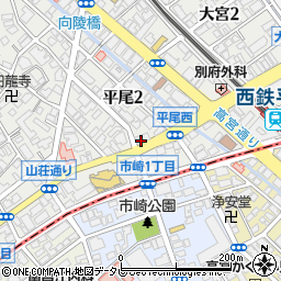 西日本シティ銀行平尾支店周辺の地図