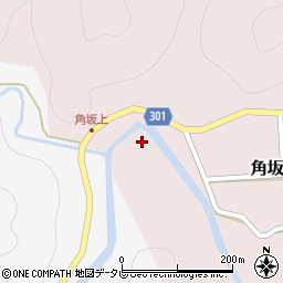徳島県海部郡海陽町角坂田古周辺の地図