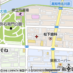 高知県高知市北川添3周辺の地図