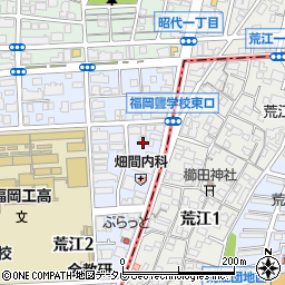 福岡県福岡市早良区荒江2丁目6-39周辺の地図