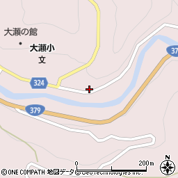 愛媛県喜多郡内子町大瀬中央324-1周辺の地図