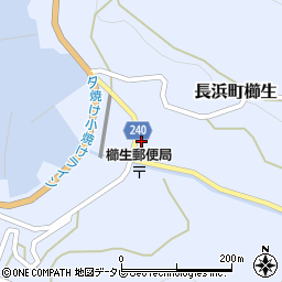 愛媛県大洲市長浜町櫛生乙225周辺の地図