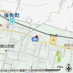 ローソン南国おおそね店周辺の地図