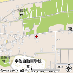 クリクラ宇佐周辺の地図