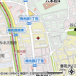 福岡県福岡市中央区梅光園団地2周辺の地図