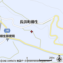 愛媛県大洲市長浜町櫛生乙174周辺の地図