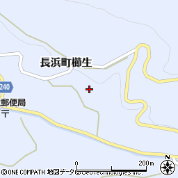 愛媛県大洲市長浜町櫛生183周辺の地図