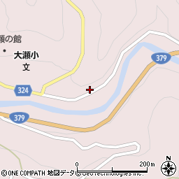 愛媛県喜多郡内子町大瀬中央4450周辺の地図