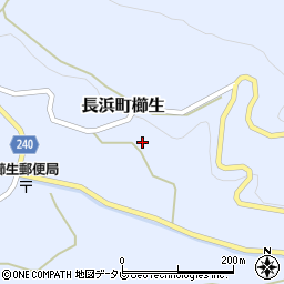愛媛県大洲市長浜町櫛生178周辺の地図