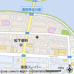 高知県高知市北川添19周辺の地図