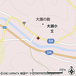 愛媛県喜多郡内子町大瀬中央271周辺の地図