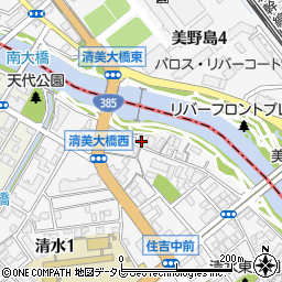 ガッツレンタカー福岡南店周辺の地図
