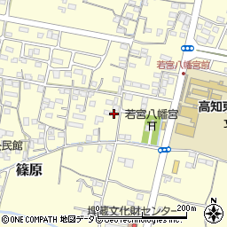 高知県南国市篠原1364-2周辺の地図