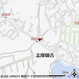 福岡県糸島市志摩師吉554-3周辺の地図