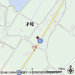 福岡県豊前市才尾39周辺の地図