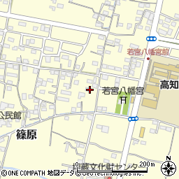 高知県南国市篠原1363周辺の地図