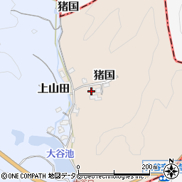 福岡県嘉麻市猪国544周辺の地図