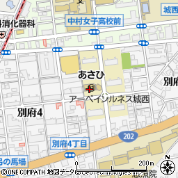 中村学園大学付属あさひ幼稚園周辺の地図