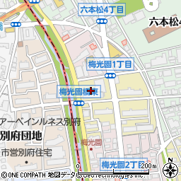 福岡県福岡市中央区梅光園団地8周辺の地図