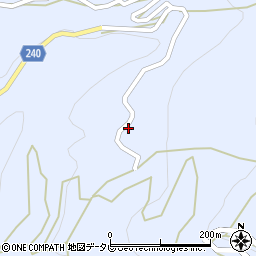 愛媛県大洲市長浜町櫛生乙824周辺の地図