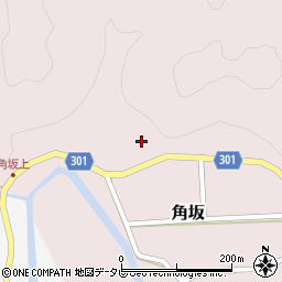徳島県海部郡海陽町角坂天神後62周辺の地図