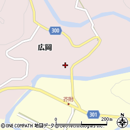 徳島県海部郡海陽町広岡広岡49周辺の地図