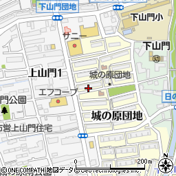福岡県福岡市西区城の原団地28周辺の地図
