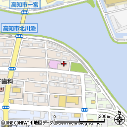 高知県高知市北川添16-18周辺の地図